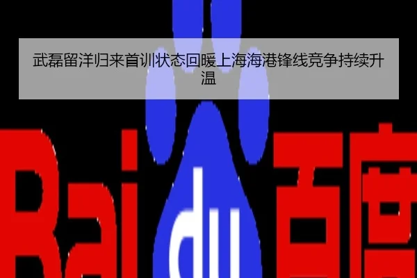 武磊留洋归来首训状态回暖上海海港锋线竞争持续升温